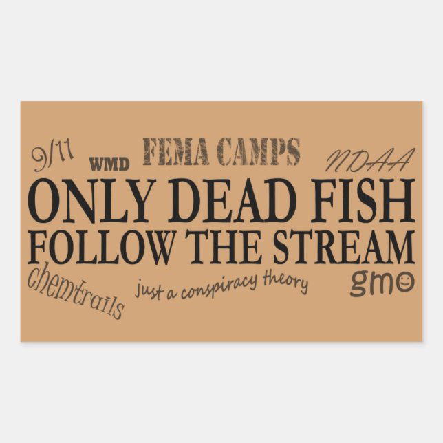 only dead rectangular sticker (Front)