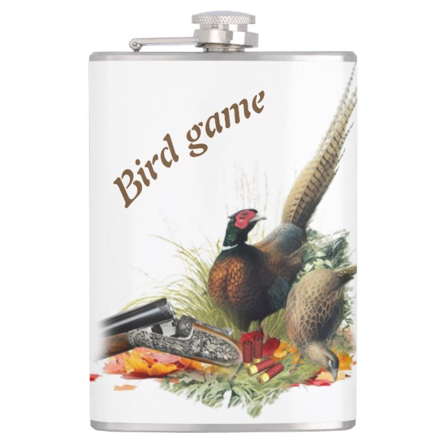 Only for real hunters    hip flask (Front)