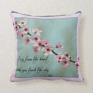 Only From the Heart Floral Cushion