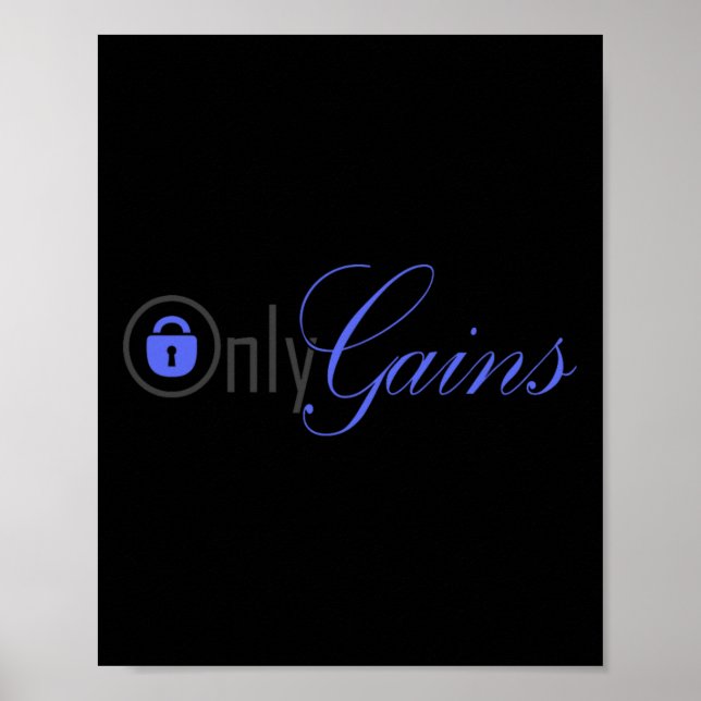 Only Gains Fitness Studio  Poster (Front)