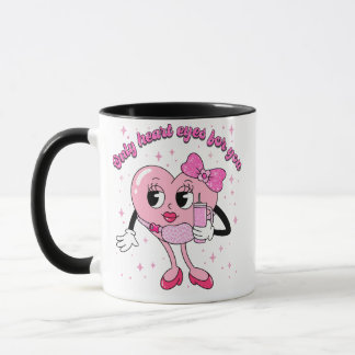 Only Heart Eyes for You Valentine Design • Cute Pi Mug