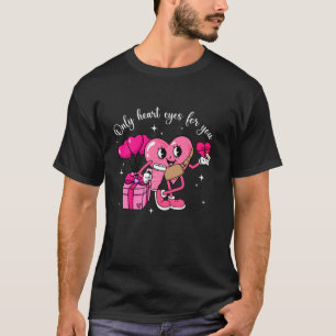 Only Heart Eyes For You Valentine Disco Ball Heart T-Shirt