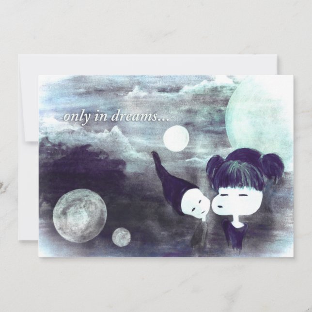 only in dreams ... invitation (Front)
