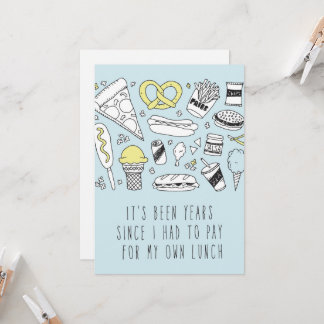 Only in Silicon Valley Greeting Card: Lunch Card