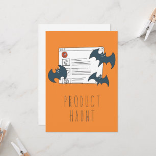 Only in Silicon Valley Greeting Card: ProductHaunt Card