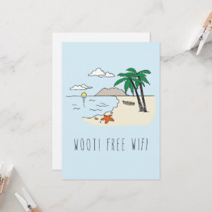 Only in Silicon Valley Greeting Card: Vacation Card