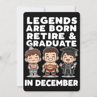 Only Legends do it all in December!  Holiday Card