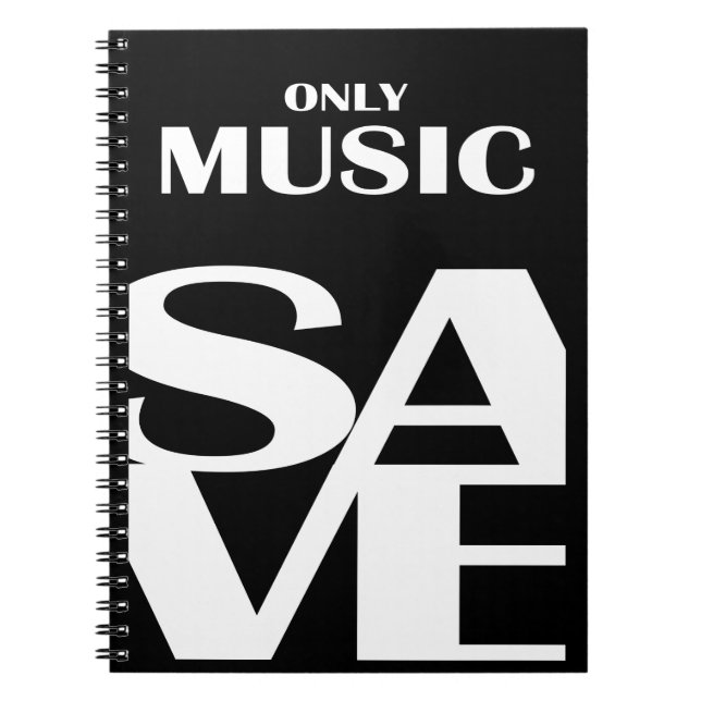 Only Music Save. Notebook (Front)