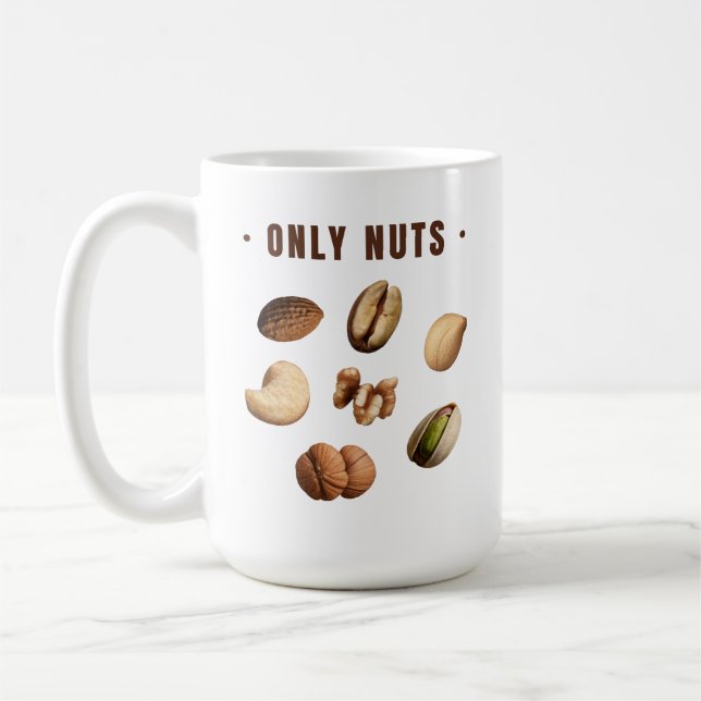 ONLY NUTS  COFFEE MUG (Left)