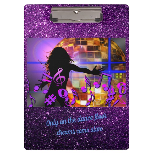Only on the Dance Floor Clipboard (Front)