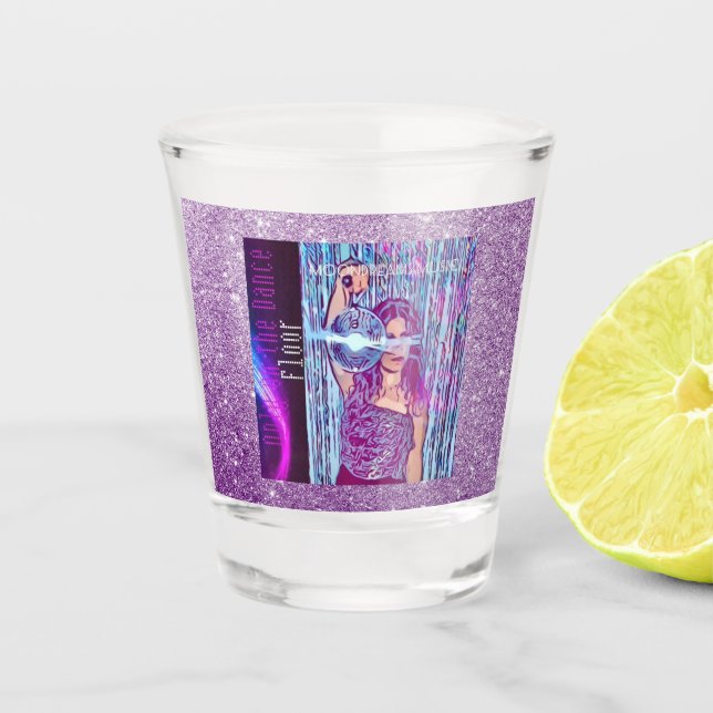 Only on the Dance Floor Shot Glass (Front)