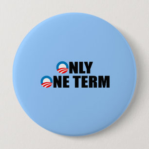 ONLY ONE TERM 10 CM ROUND BADGE