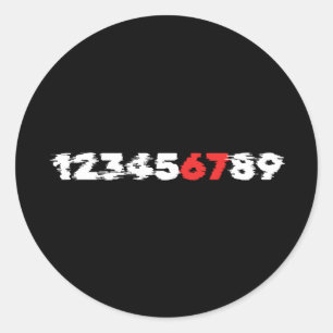 Only Real Ones Know 67 Classic Round Sticker