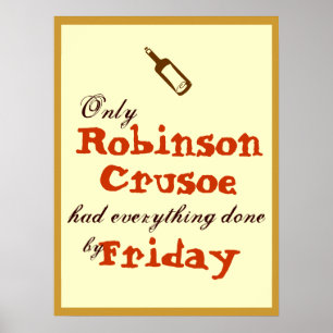 Only Robinson Crusoe Poster
