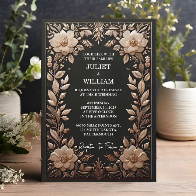 Only Satin Fabric Velvet Lace Linen Paper Wedding Invitation (Creator Uploaded)