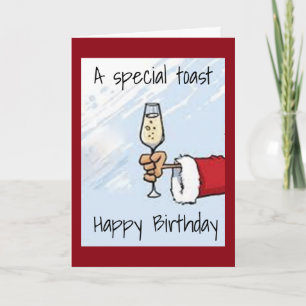ONLY *SPECIAL PEOPLE* HAVE *DECEMBER* BIRTHDAYS HOLIDAY CARD