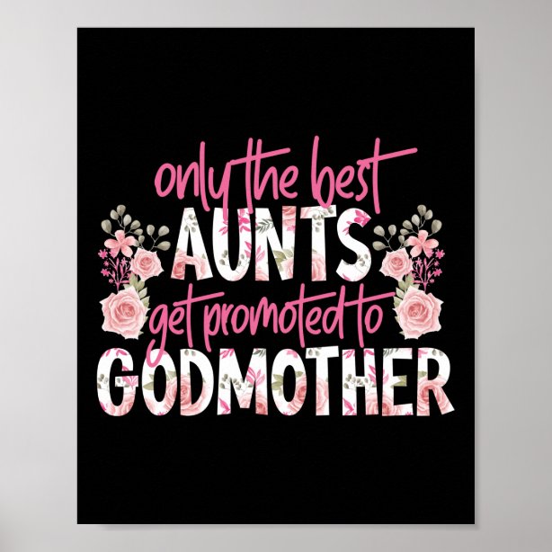 Floral Mothers Day For Godmothers Art & Wall Décor Zazzle.co.uk