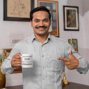 Only The Best Dads Get Promoted To Grandpa Coffee Mug