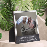 Only The Best Dads Get Promoted To Grandpa Photo Plaque<br><div class="desc">Custom Photo plaque with the quote 'Only The Best Dads Get Promoted To Grandpa' to make the new grandfather feel special . A unique gift for father's day , grandparents day and grandpa birthday.</div>