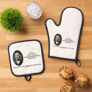 Only The Great Generalisations Survive Emerson Oven Mitt & Pot Holder Set