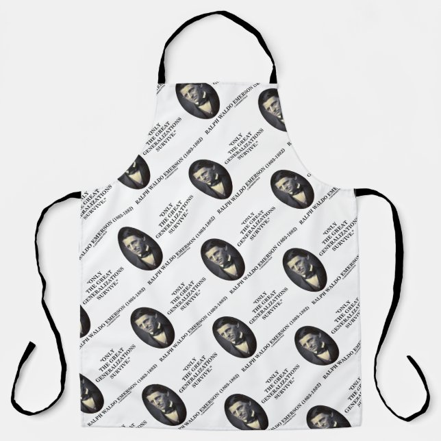 Only The Great Generalizations Survive Emerson Apron (Front)