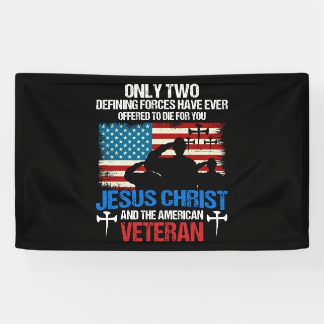 Only Two Defining Forces Have Ever Offered To Die Banner (Horizontal)