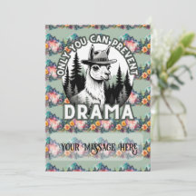 Only You Can Prevent Drama Lama Forest