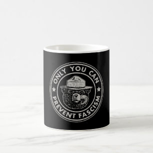 Only You Can Prevent Fascism Vintage Resist Coffee Mug