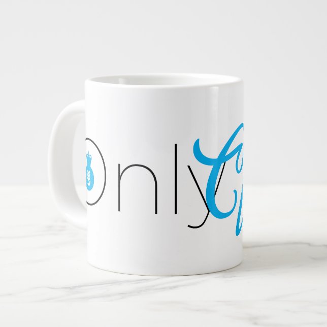 OnlyCFAV huge Large Coffee Mug (Front Left)