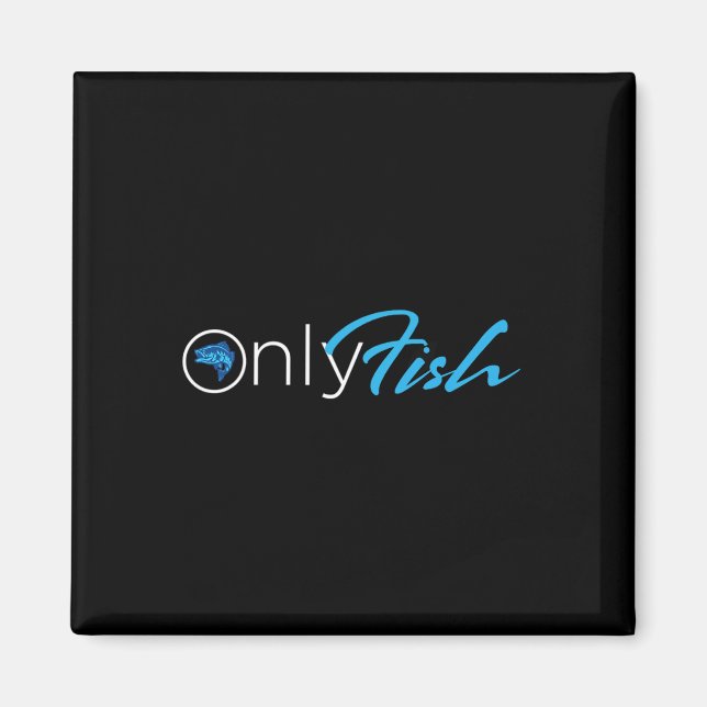 Onlyfish Fishing Tee  Magnet (Front)