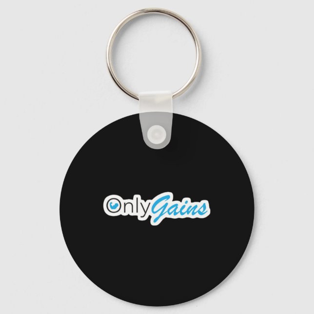 Onlygains Workout Bodybuilding Weightlifting Desig Key Ring (Front)