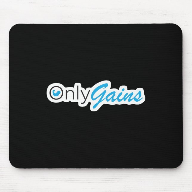 Onlygains Workout Bodybuilding Weightlifting Desig Mouse Mat (Front)