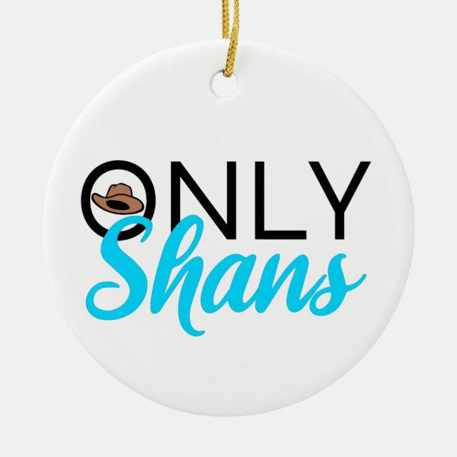 OnlyShans Holiday Ornament (Front)