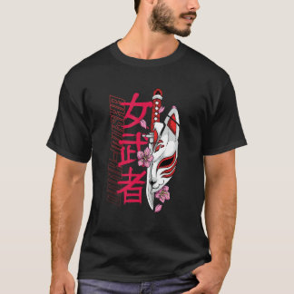 Onna musha Female Samurai Japanese Warrior Ronin B T-Shirt