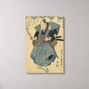 Onoe Kikugoro III - actor circa 1824-1830 Vintage Canvas Print