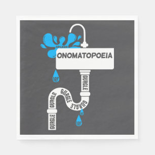 Onomatopoeia creative writing or poetry napkin