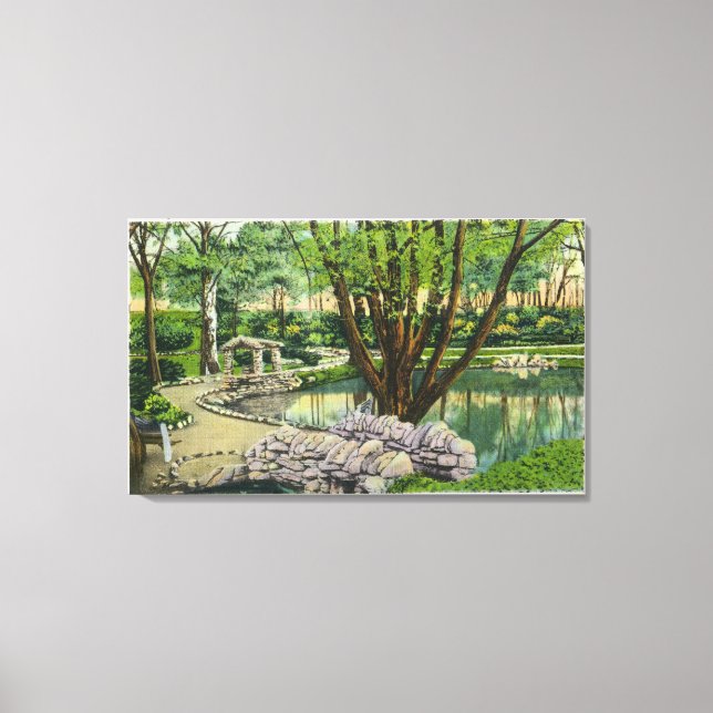Onondaga Park Scene Canvas Print (Front)