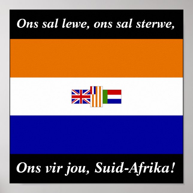 Ons vir jou, Suid-Afrika! Poster (Front)