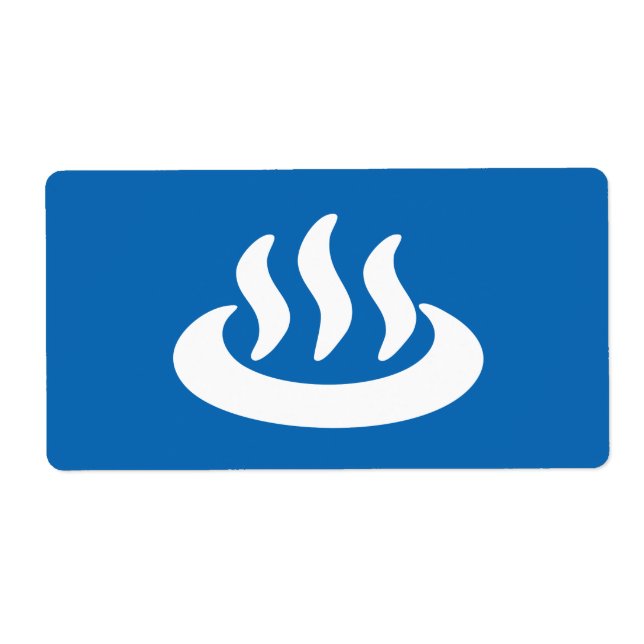 Onsen ♨ Hot Spring 温泉 Japanese Sign (Front)