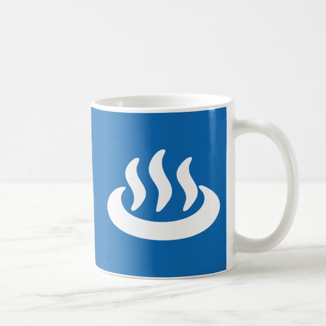Onsen ♨ Hot Spring 温泉 Japanese Sign Coffee Mug (Right)