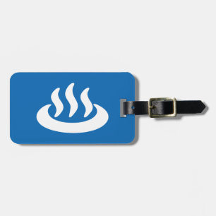 Onsen ♨ Hot Spring 温泉 Japanese Sign Luggage Tag