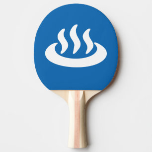 Onsen ♨ Hot Spring 温泉 Japanese Sign Ping Pong Paddle