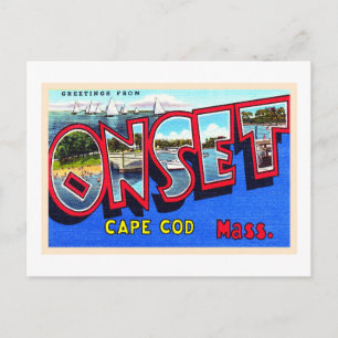 Onset Cape Cod Massachusetts MA Vintage Postcard