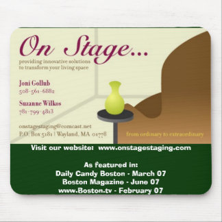 onstagecard_final, Visit our website:  www.onst... Mouse Mat