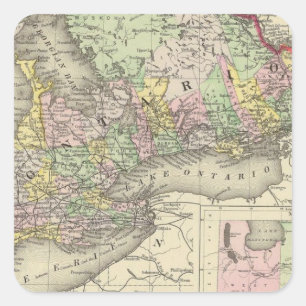 Ontario 2 square sticker