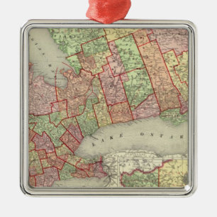 Ontario 4 metal tree decoration