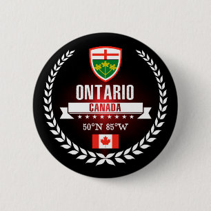 Ontario 6 Cm Round Badge