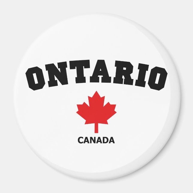 Ontario Block Magnet (Front)
