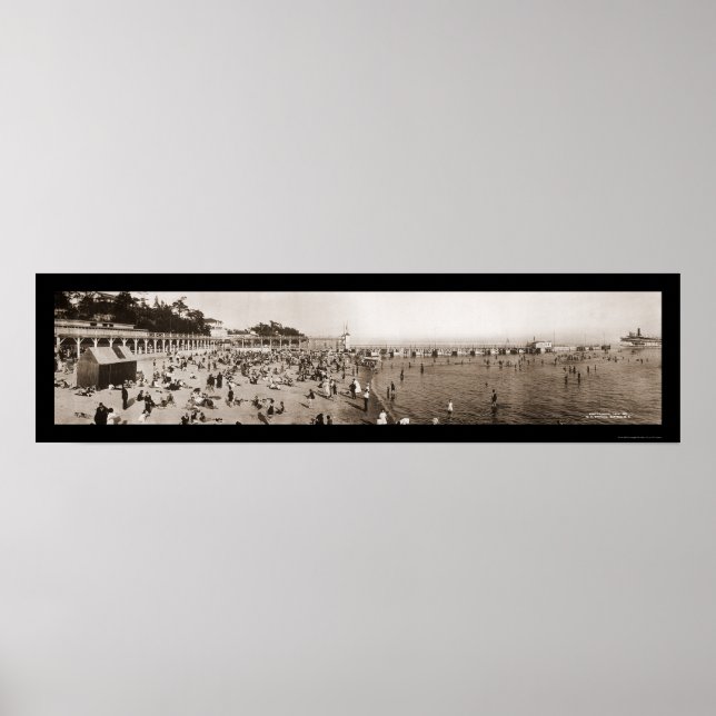 Ontario Canada Bathing Photo 1911 Poster (Front)