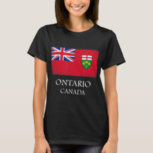 Ontario Canada Flag Province Vintage Canadian Day. T-Shirt